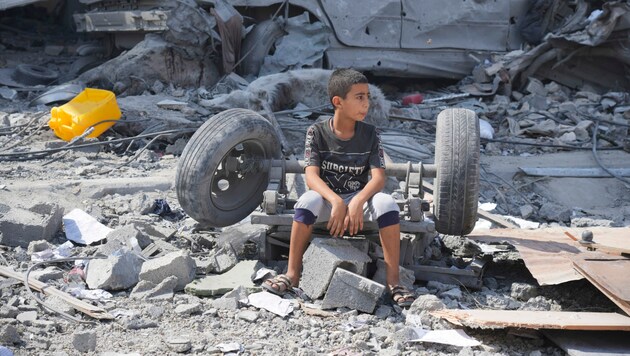 Teile des Gazastreifens wurden dem Erdboden gleich gemacht. (Bild: AP)