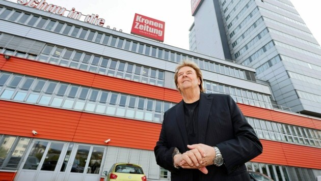 Howard Carpendale zu Gast bei der „Krone“ in Wien. (Bild: Reinhard Holl)