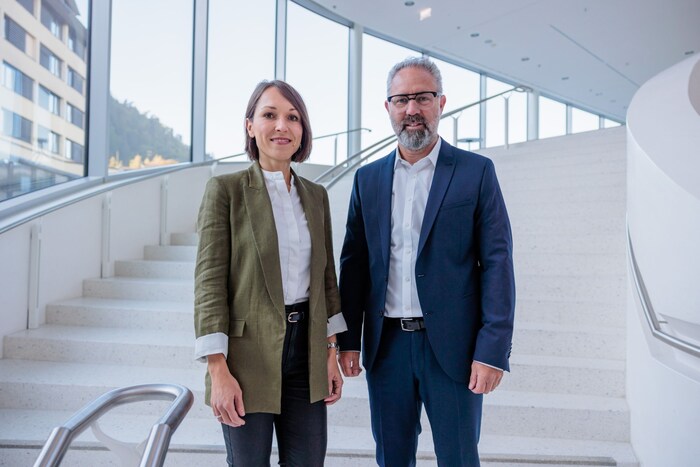 Die Veranstaltung im Montforthaus, zu der VEV-Präsident Markus Hagen (mit Christiane Varga) eingeladen hatte, war schnell ausverkauft. 
