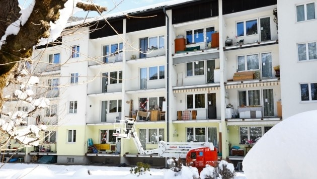 Der tragische Unfall ereignete sich in diesem Wohnhaus in Bad Gastein. (Bild: Gerhard Schiel)