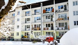 Der tragische Unfall ereignete sich in diesem Wohnhaus in Bad Gastein. (Bild: Gerhard Schiel)