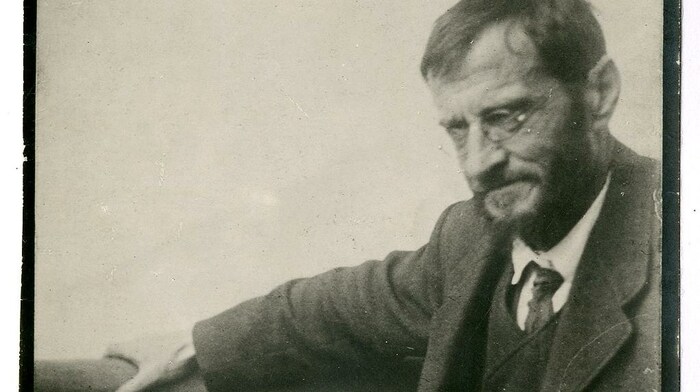Eines der wenigen Fotos von Künstler Ottmar Zeiller. Geboren wurde er im heutigen Südtirol.