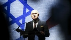 Nationalratspräsident Wolfgang Sobotka (ÖVP) trat vergangene Woche bei einer Gedenkveranstaltung der Israelitischen Kultusgemeinde Wien (IKG) für die Opfer und Vermissten in Israel auf. (Bild: APA/EVA MANHART)