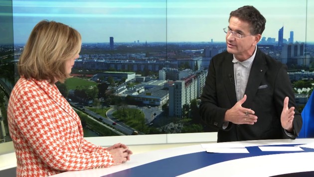 Conny Bischofberger und Gerhard Koller (Bild: krone.tv)