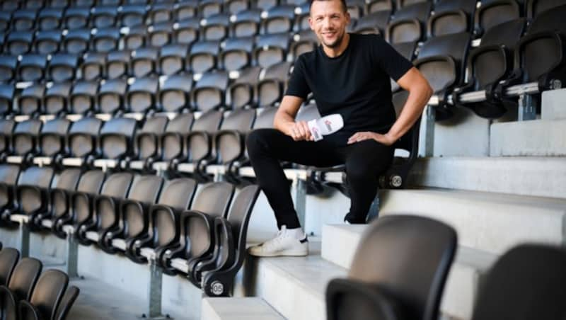 Michael Wanits ist Leiter der Fußball-Redaktion von Servus TV. Prödl und Klein schätzen seine Arbeit sehr. (Bild: Servus TV/Riedl)