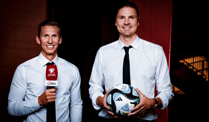 Florian Klein und Sebastian Prödl brennen für ihren Fußball-Job bei Servus TV.