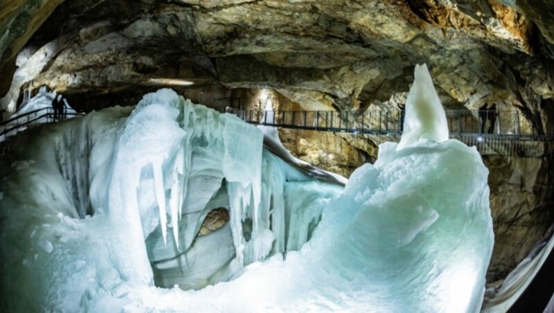 Die Eishöhlen am Krippenstein sind touritische Highlights. (Bild: bbds.at)