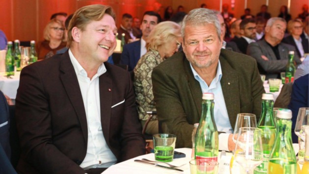 Villach und Spittal - Günther Albel (SPÖ) und Gerhard Köfer (Team Kärnten) (Bild: Uta Rojsek-Wiedergut)