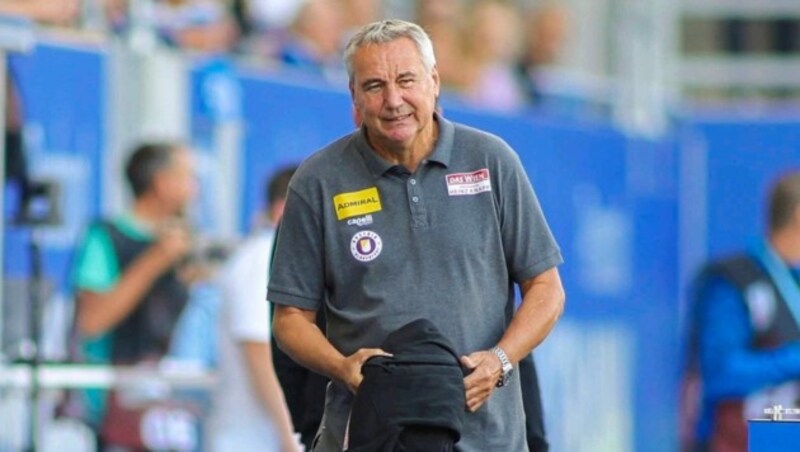 Peter Pacult könnte in Altersteilzeit Austria-Coach bleiben, so der augenzwinkernde Ausblick ins Jahr 2033. (Bild: GEPA pictures)