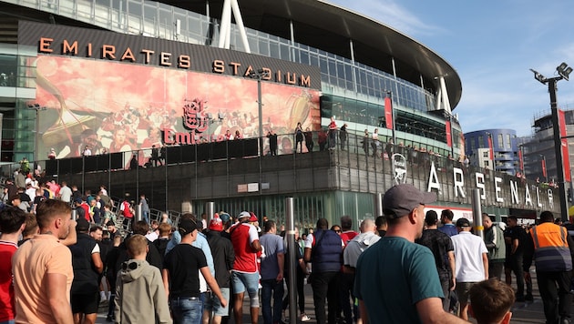 Das Emirates Stadium in London, Heimstätte des FC Arsenal. (Bild: AFP or licensors)