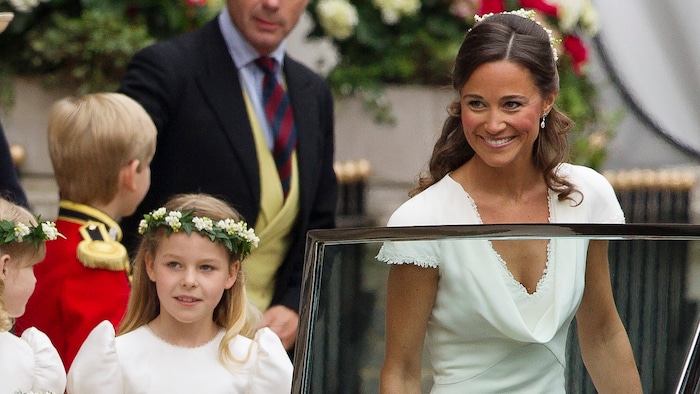 Ein unvergesslicher Auftritt: Pippa Middleton bei der Hochzeit ihrer Schwester Prinzessin Kate als Brautjungfer.