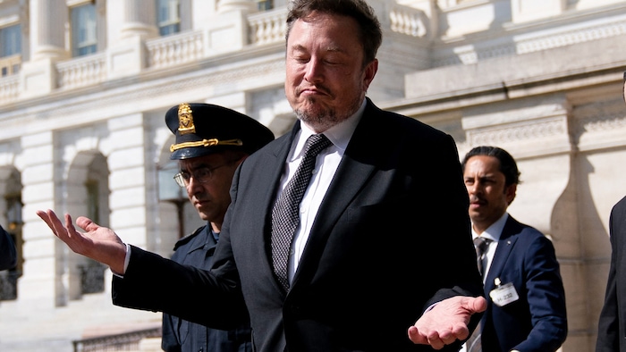 Tech-Milliardär Elon Musk war ein großer finanzieller Unterstützer der Trump-Kampagne und wird ...