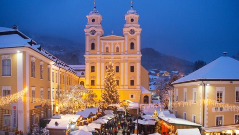 Die Basilika in Mondsee (Bild: TVB Mondsee-Irrsee/Wolfgang Weinhäupl)
