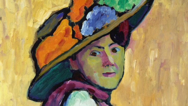 Eines von Gabriele Münters bekanntesten Werke: das „Bildnis Marianne von Werefkin“.