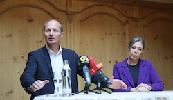 Innsbrucks Vizebürgermeister Johannes Anzengruber und GR Mariella Lutz (Bild: Birbaumer Johanna)