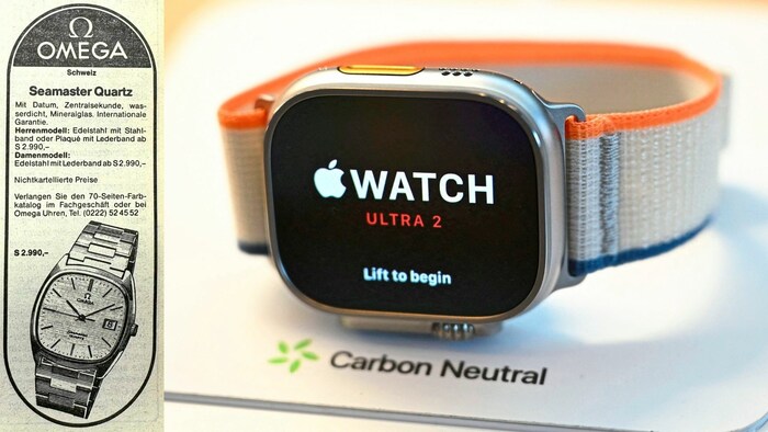 Heute heiß begehrt: Smartwatches wie die AppleWatch; dafür waren vor 40 Jahren Omega-Uhren ...