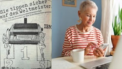 Im Jahr 1983 tippten wir noch auf Schreibmaschinen, heute auf die Displays von Smartphones und Laptops. (Bild: shurkin_son - stock.adobe.com/Wallner Hannes)