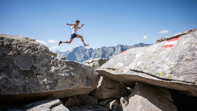 Hans-Peter Innerhofer schätzt die Freiheit beim Traillaufen. (Bild: Adventure Bakery)