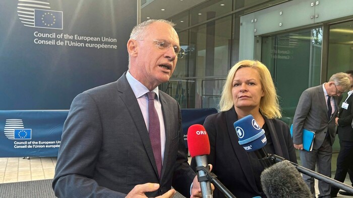 Innenminister Gerhard Karner und seine deutsche Amtskollegin Nancy Faeser