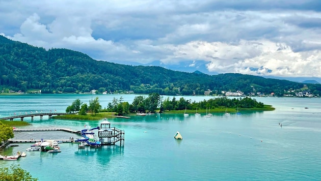 The last few days of August brought dark clouds over some businesses on the Carinthian lakes. (Bild: Evelyn Hronek/Hronek Eveline)