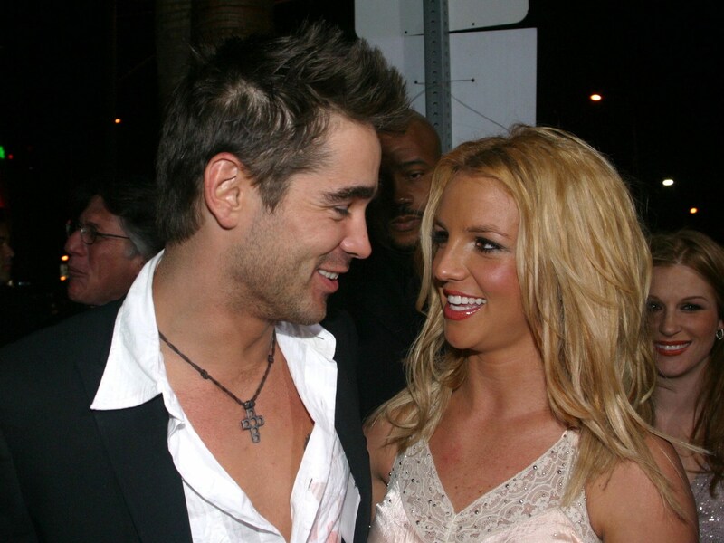 Colin Farrel und Britney Spears konnten die Finger kaum voneinander lassen. (Bild: www.pps.at)