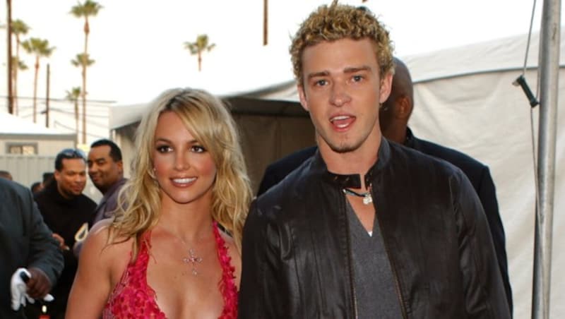 Britney Spears und Justin Timberlake im Jahr 2002 (Bild: AFP)