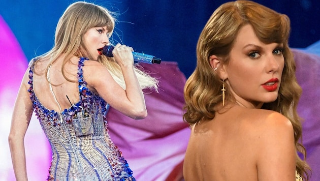 Von „Rampensau“ bis Gala-„Sternchen“: Taylor Swift hat alles drauf. (Bild: APA/picturedesk.com (2), Krone KREATIV)