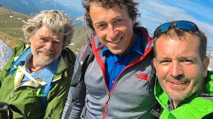 Wir pflegen enge Kontakte zu vielen Bergsteigern, wie Reinhold Messner und Hans Wenzl ...
