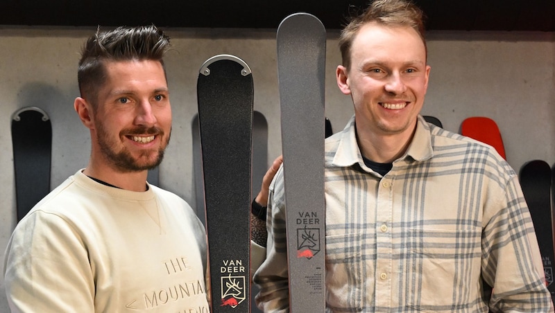 Marcel Hirscher (li.) und Henrik Kristoffersen (Bild: APA/BARBARA GINDL)