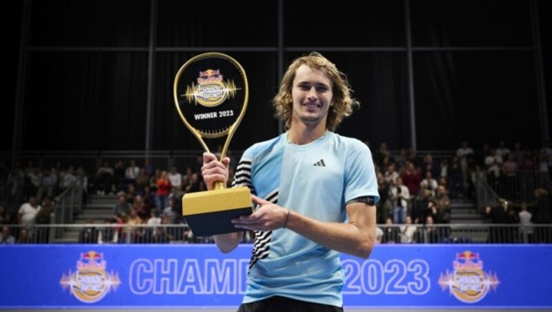 Alexander Zverev gewann am Ende das Turnier. (Bild: Philipp Carl Riedl/Red Bull Content Pool)