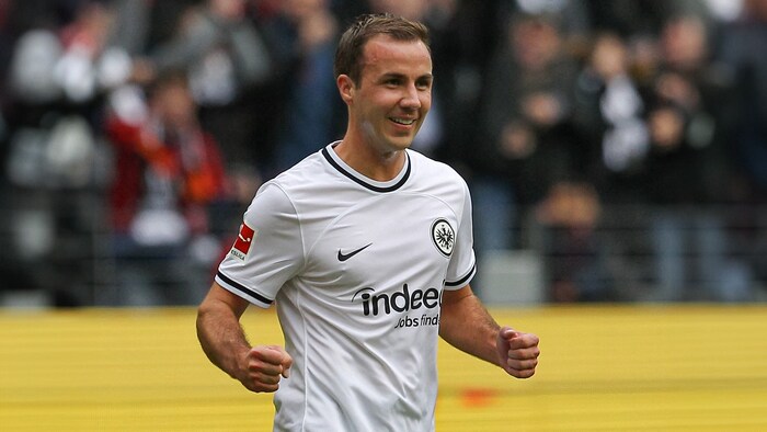  Mario Götze steht aktuell bei Frankfurt unter Vertrag.