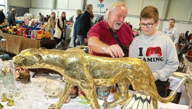 Der Ursulamarkt wartet auch mit einem Flohmarkt auf, in Halle 2. (Bild: Rojsek-Wiedergut Uta)