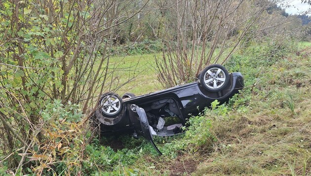 Das Auto des 27-Jährigen überschlug sich.