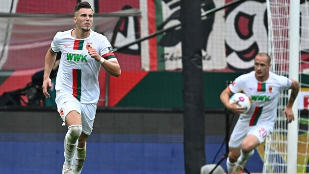 Augsburg siegt gegen Heidenheim 5:2.  (Bild: GEPA pictures)