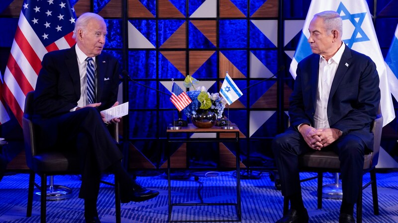 Biden and Netanyahu (Bild: AP (Archivbild))