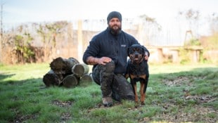 Die Rottweilerhündin wird jetzt vom Spezialisten Georg Resch betreut. 