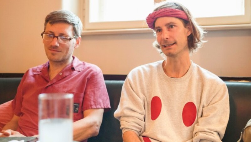 Markus Reiter und Bernd Supper von Die Buben im Pelz im „Krone“-Talk (Bild: Andreas Graf)