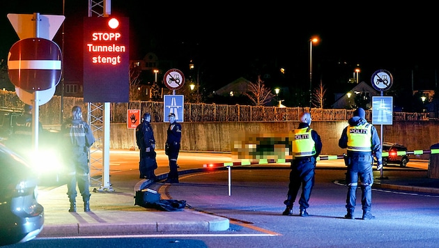 Der Geiselnehmer ist tödlich verletzt worden. Alle anderen Beteiligten hatten Glück. (Bild: APA/AFP/NTB/Heiko Junge)