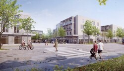 Beim Großprojekt in Gneis sind in Summe 120 neue Eigentums- und 130 neue Mietwohnungen geplant. (Bild: zVg)