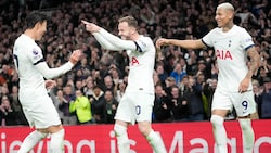Jubel bei den Tottenham-Spielern (Bild: Associated Press)