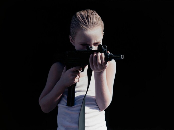 Gottfried Helnwein, The Disasters of War 49, 2016 Öl und Acryl auf Leinwand