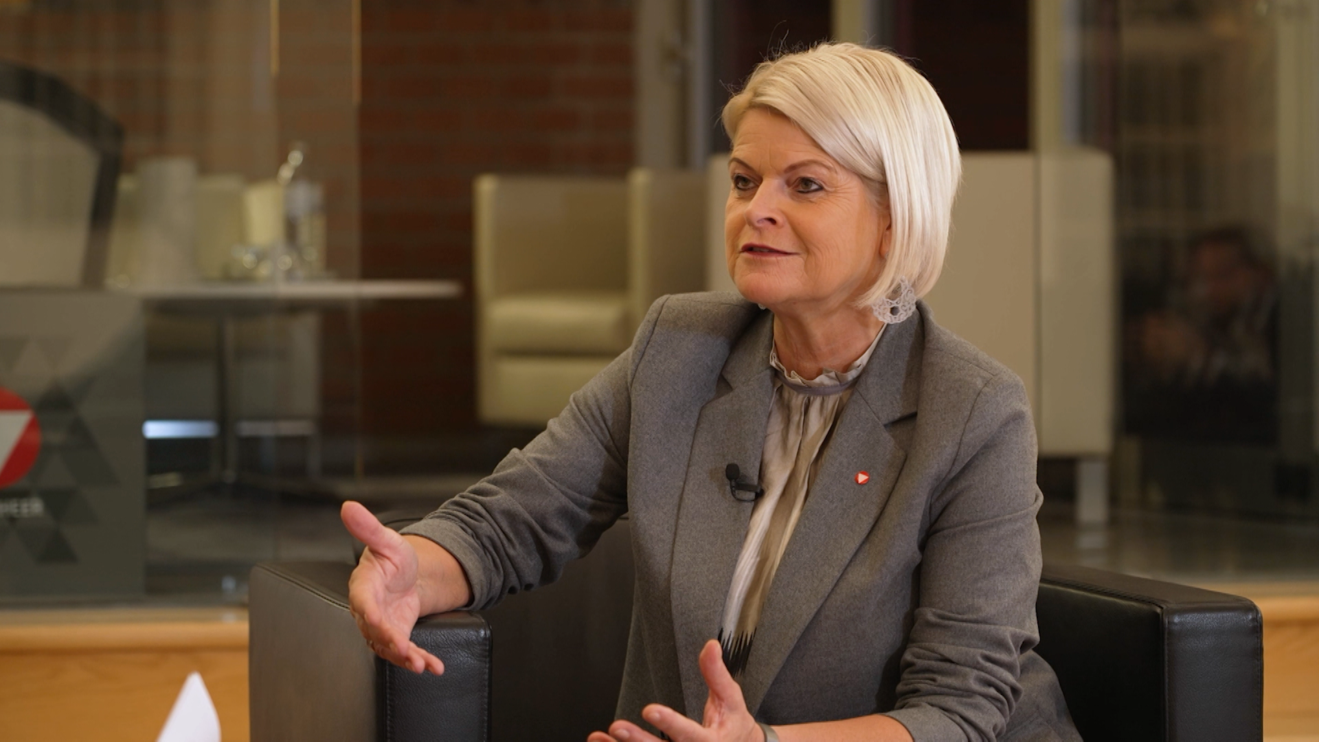 Verteidigungsministerin Klaudia Tanner (ÖVP) (Bild: krone.tv)
