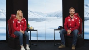 Katharina Liensberger und Marco Schwarz sind heiß auf den Saisonauftakt in Sölden. (Bild: Ski Austria)