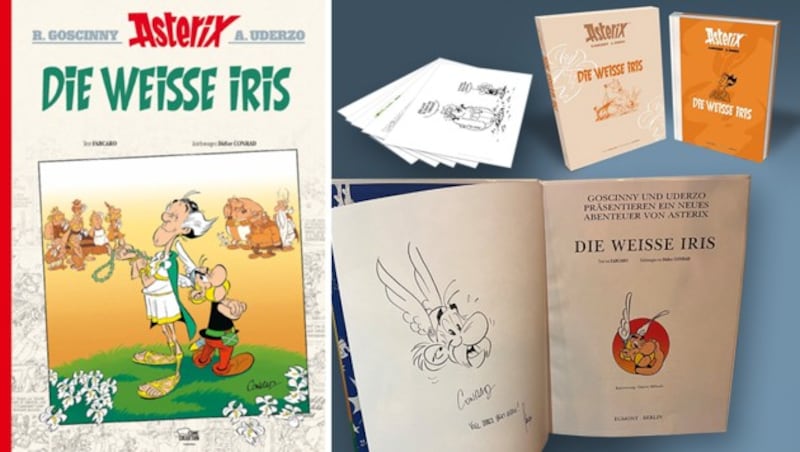 (Bild: Asterix® - Obelix® - Idefix® / © 2023 Hachette Livre/ Goscinny - Uderzo, Krone KREATIV)