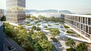 Der Busterminal soll kommen - das Hochhaus wackelt