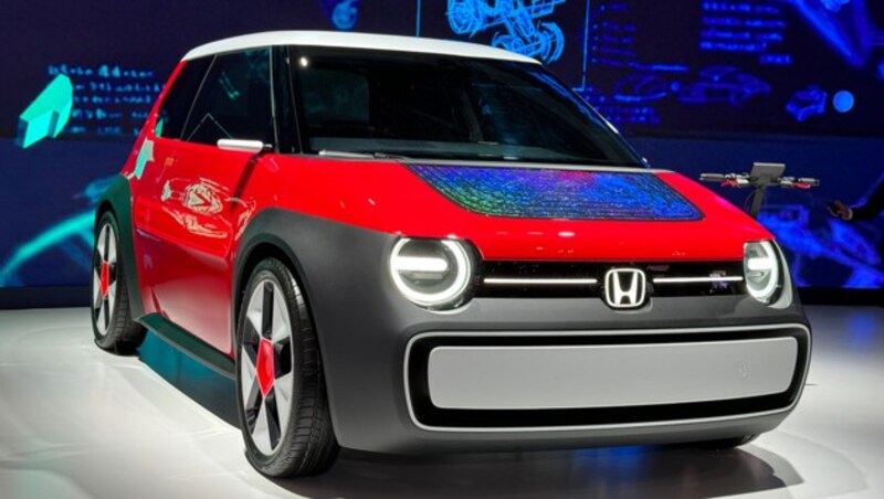 Honda stellt einen charmanten Kleinwagen im Stil des R5 mit geschlossenem Recycling-Kreislauf vor. (Bild: SPX/Benjamin Bessinger)