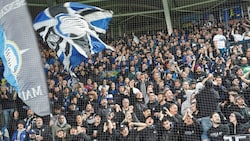 Etwa 800 Fans von Atalanta Bergamo kamen nach Graz (Bild: Pail Sepp)