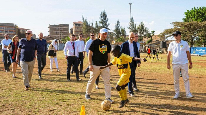 Helmut Köglberger-Fußballakademie in den Slums in Afrika.