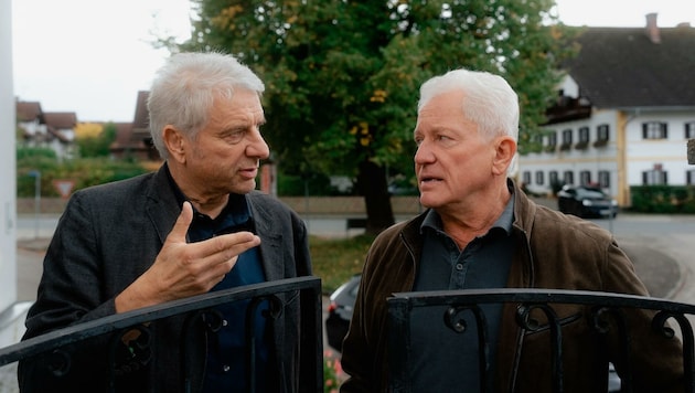 Udo Wachtveitl (Kommissar Franz Leitmayr) und Miroslav Nemec (Ermittler Ivo Batic) (Bild: BR/Odeon Fiction GmbH/Luis Zeno Kuhn)