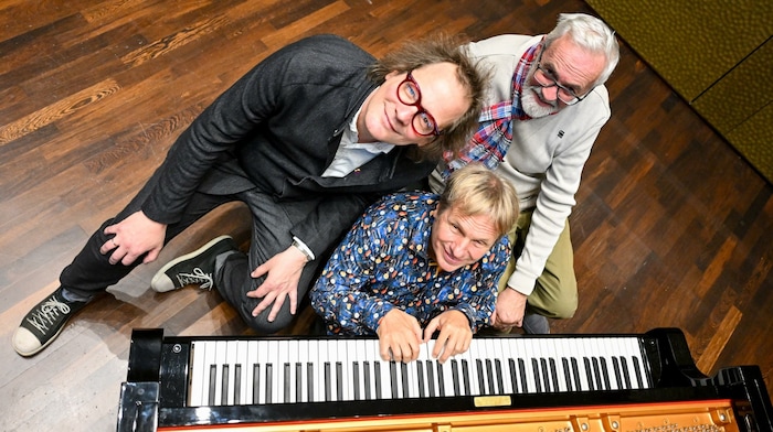 Sie ziehen bei dem Projekt an einem Strang: Norbert Trawöger (li.), Wolfgang Schlag (re.), Peter ...